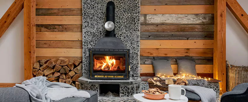Thelin Hearth Products Direct Vent Gas Stove Fireplace Inspection in Rancho Mirage, California